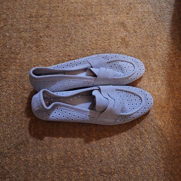 PERTINI SUEDE LEATHER LOAFERS.NEW. - Picture 2 of 3